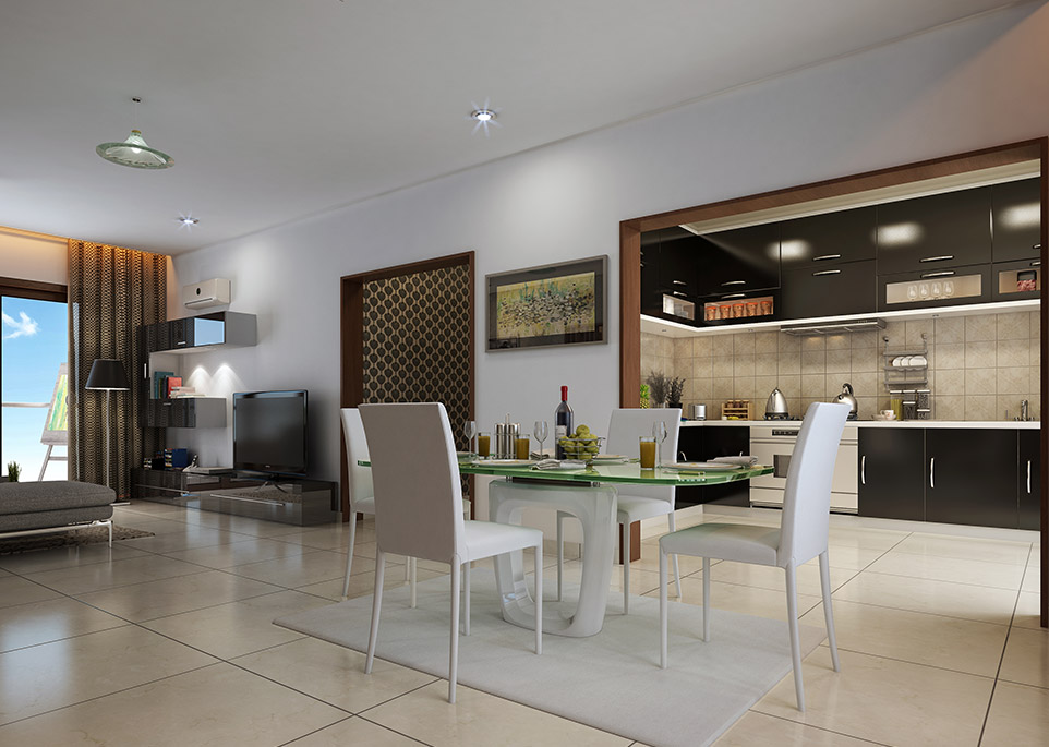 Wintry Mountain Landscape